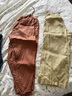 无印良品（MUJI）女式 汉麻 宽版裤 裤子女款 休闲裤阔腿裤长裤女装  25年夏季 黄色 BE1SKC5S XL （165/74A） 实拍图