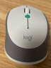 罗技（Logitech） M380 无线鼠标 无线2.4G 办公鼠标 百度AI智能语音输入打字翻译 家用办公型M380 珍珠白 实拍图