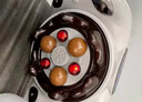 奥克斯（AUX）砭石揉腹仪揉肚子艾灸腰腹部按摩器促进肠胃蠕动按摩仪暖宫腰带送父母男女友生日节日礼物 【豪华充电款】双环双向深度按摩+天然泗滨砭石 实拍图