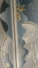 诗六艺家饰客厅装饰画北欧现代简约沙发背景墙挂画三联画大气轻奢壁画晶瓷画 福满家和（铝合金外框） 晶瓷画左右50*70+中间100*70亮面 实拍图