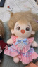 丸子仔棉花娃娃栗粒sp版20cm有骨架毛绒公仔女娃送同学女生节日礼物玩偶 栗粒sp+发型+小怪三件套娃衣 20cm有骨架 实拍图