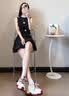 迪芙斯星期六旗下老爹鞋女款2025年新款夏季增高厚底透气休闲运动鞋百搭 米色/红色 38 实拍图