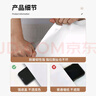 墨斗鱼墙纸自粘壁纸防水防潮铝箔背景墙壁贴纸遮丑0.6*10m 白色 实拍图