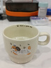 网红新款叠叠马克杯宿舍家用可爱狗陶瓷杯水杯礼物茶杯咖啡杯 奶油色 1个 280ml 奶白礼帽小狗叠叠杯【无盒装】 实拍图