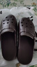 朴西2025新款夏季外穿包头拖鞋男士eva勃肯沙滩防滑一脚蹬凉拖鞋女 安哥拉红 本店热卖色 37-38 实拍图