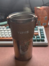 特美刻（TOMIC）纯钛咖啡杯内外纯钛朱炳仁联名便捷保温水杯高档钛杯毕业礼物老师 实拍图
