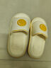 chedoir早餐系列荷包蛋拖鞋女夏季居家防滑洗澡新款女生外穿厚底凉拖 米黄 36-37 【标准码】 实拍图