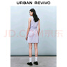 UR2025春季新款女摩登气质褶皱收腰显瘦无袖连衣裙UYY750030 实拍图