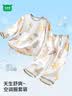 迷你木木屋2026新款儿童睡衣春秋男女童家居服套装长袖长裤休闲风纯棉两件套 实拍图