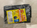 利得平口垃圾袋100只单面0.9丝黑色60*80cm超值装大号物业袋桶分类 实拍图
