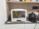 美的（Midea）小滋味2.0微烤炸一体机微波炉电烤箱空气炸三合一变频平板专业烘烤石墨烯烤管(C15) 实拍图