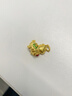 世纪缘珠宝古法黄金吊坠女999足金三花萌马珐琅点睛吊坠送女友礼物 5.01g三花御马吊坠【红】 实拍图