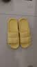 踩屎感拖鞋女夏天外穿家用防滑情侣厚底夏季凉拖男浴室内家居洗澡 黄色-花瓣 37-38 鞋码38-39建议37-38脚 实拍图