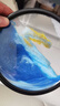 银枪（Yinqiang）流沙画沙漏摆件客厅电视柜酒柜装饰品创意解压办公室桌面轻奢礼物 星空蓝 7寸+底座【直径18CM】 实拍图