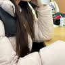 骆驼（CAMEL）小太阳户外羽绒服秋冬新款男女加厚白鸭绒保暖外套面包服 【小太阳】N163E，白玉粉/幻影黑，男女同款 XL 实拍图