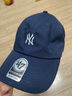 47美版棒球帽子棒球帽鸭舌帽遮阳防晒软顶NY/LA刺绣 47brand出品 深蓝色(小标NY刺绣) 实拍图