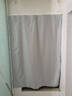 赫伊莎自粘免打孔粘贴全遮光窗帘成品布遮阳防晒帘涤塔夫 浅灰色-宽1.0*高1.5米(配自粘轨) 1片 实拍图