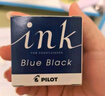 百乐（PILOT）非碳素墨水不堵笔 钢笔用墨水瓶装30ml INK-30-L原装进口蓝色 实拍图