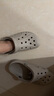 卡骆驰crocs洞洞鞋贝雅男鞋女鞋轻便耐磨一脚蹬拖鞋休闲鞋|10126 深蓝-410 41 /42(260mm) 实拍图
