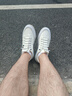 2025新款爆款百搭时尚小白鞋网红韩版潮流一脚蹬运动板鞋休闲男鞋 白色 42 实拍图