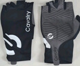 CAVALRY自行车手套破风半指山地车公路车减震手套 男女春夏户外运动健身手套骑行装备 黑色XL码 实拍图