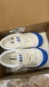 泰兰尼斯311初秋男童鞋幼儿园室内鞋透气帆布鞋防滑舒适板鞋白蓝25码 实拍图