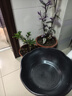 露若景德镇陶瓷花盆大号碗水培碗莲睡莲铜钱草绿萝多肉盆栽庭院金鱼缸 乌金釉花边直径31cm【送底座】 中等 晒单实拍图