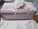 爱马斯（AMMEX）一次性乳胶检查手套橡胶实验室口腔生物制药家务高弹性服帖麻面 L大号TLFVMD（100支主图款） 实拍图