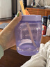 特百惠（Tupperware）吸吸罐550ml女生学生密封带吸管水杯子夏季自制饮品奶昔 冰沙紫 实拍图