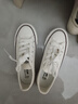 回力经典男女低帮帆布鞋春秋板鞋休闲鞋跑步情侣运动鞋391白色35 实拍图