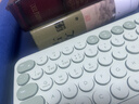 B.O.W无线蓝牙三模键盘鼠标套装轻薄便携办公USB充电键鼠适用ipad苹果平板手机笔记本电脑外设打字静音 清新绿丨三模键盘+双模鼠标丨充电版 实拍图