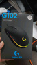 罗技（G）G102第二代游戏鼠标 RGB流光灯效鼠标 轻量化  游戏级8000DPI传感器 黑色 200-8000DPI 实拍图