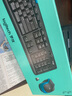 罗技（Logitech）MK275 键鼠套装 无线键鼠套装 办公键鼠套装 全尺寸 商务键鼠套装 带无线2.4G接收器 黑蓝色 实拍图