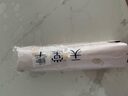 天堂伞遮阳伞太阳伞黑胶防晒伞防紫外线三折便携晴雨两用伞女 菠萝 甜杏粉 实拍图