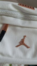 Jordan男女乔丹 金属飞人Logo 斜挎包胸包腰包HA5507-101白 均码 实拍图