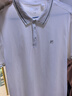 FILA 领航POLO|斐乐官方男装针织POLO2025夏季新款时尚休闲凉感短袖 标准白-WT L 175/96A/L 实拍图