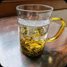 忆壶茶泡茶杯全玻璃月牙过滤耐热防爆茶水分离办公室喝茶男女士专用杯子 实拍图