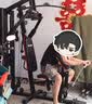美力德健身器材多功能一体机家用综合训练器飞鸟单人站室内力量运动器材 MT黑色【73KG配重丨升级加强款】 实拍图