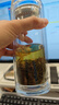 富光玻璃杯双层带茶隔大容量水杯 高档商务泡茶杯 高硼硅杯子500ml 实拍图