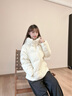 波司登25年冬季羽绒服90绒女士修身短款休闲加厚连帽休闲百搭外套 实拍图