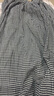无印良品（MUJI）女式 强捻 抽褶裙 长半身裙女裙子女装格子裙25年夏季BE1VEC5S 黑色格纹 L （165/70A） 实拍图