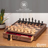 A&A/领御胡桃木国际象棋跳棋套装抽屉款高档实木棋盘比赛专用chess西洋棋 实拍图