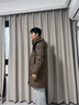 波司登（BOSIDENG）25新款羽绒服女款中长款90绒商场同款可脱卸帽外套B250246064DS 摩卡咖啡|7C31 卡码拍大 M 165/88A 体重约110-120斤 实拍图