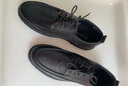波图蕾斯皮鞋男士系带商务休闲鞋英伦雕花布洛克休闲皮鞋 3017 黑色 40 实拍图