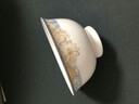 康琴（KANGQIN） 碗碟套装简约防烫高脚吃饭碗套装组合家用面碗菜盘家用陶瓷餐具 时光漫步4.5英寸高脚碗10个装 实拍图