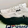 FILA FUSION斐乐潮牌女鞋硬糖厚底老爹鞋夏季新款时尚百搭运动休闲鞋 雪白-SW 38 实拍图