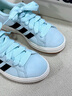 adidas「面包鞋」GRAND COURT BASE 00s休闲低帮板鞋男女阿迪达斯   薄荷绿/黑色/汉玉白   40 实拍图