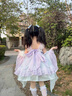 G.DUCKKIDS童装洛丽塔女童连衣裙夏季新款美人鱼公主裙儿童裙子甜美风蓬蓬裙 单件裙子 130 尺码7~8岁【120-130cm】 实拍图