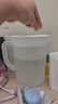 尚品宣印冷水壶塑料凉水壶水杯大容量食品级PP耐高温大水壶冰箱冷泡壶杯子 透明白【小号2200ml】扎壶 耐高温塑料冷泡果茶凉水壶饮料桶 实拍图