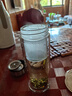 希诺双层玻璃杯男家用商务办公泡茶杯子过滤车载水杯XN-9302 345mL 实拍图